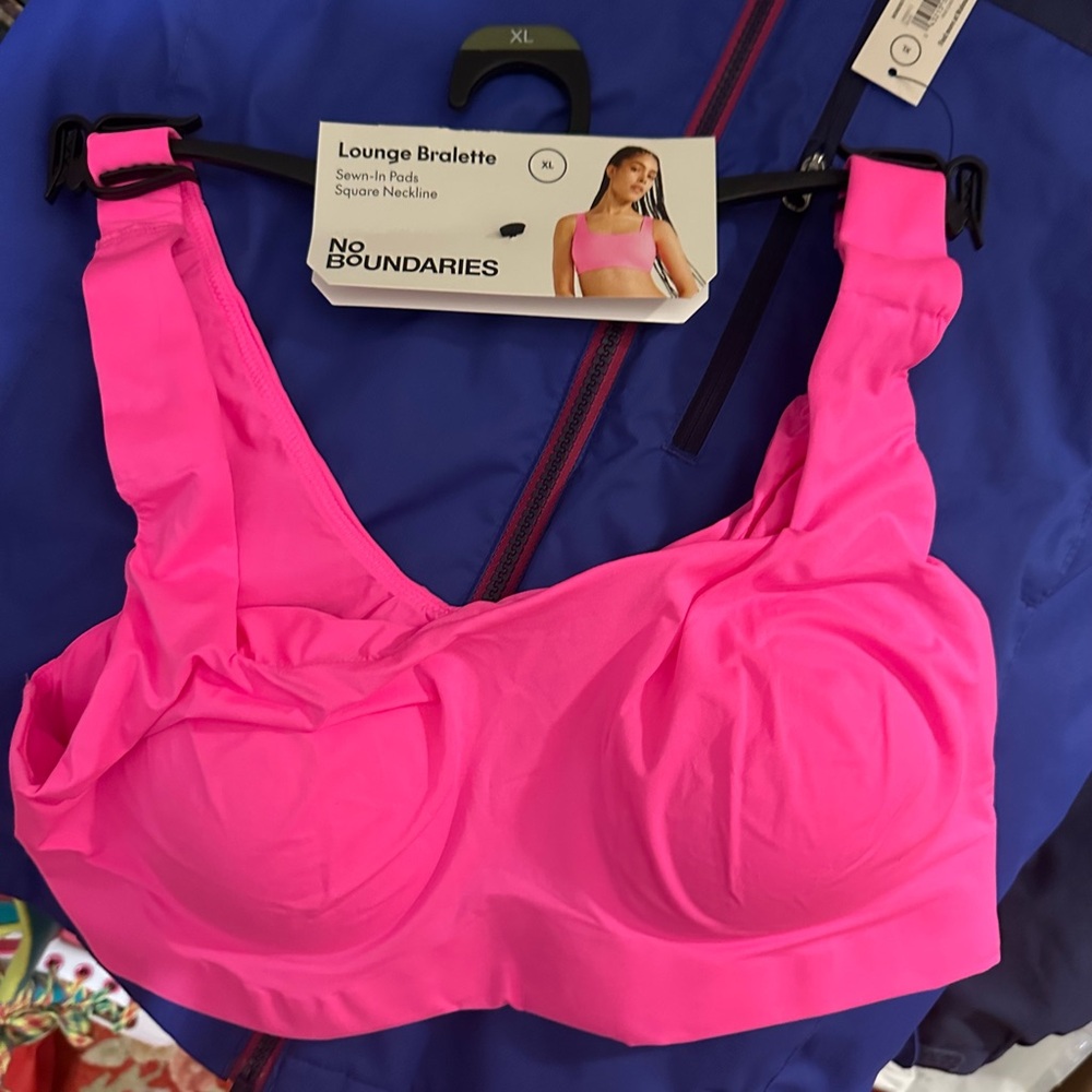 No Boundaries Neon Pink Lounge Bralette